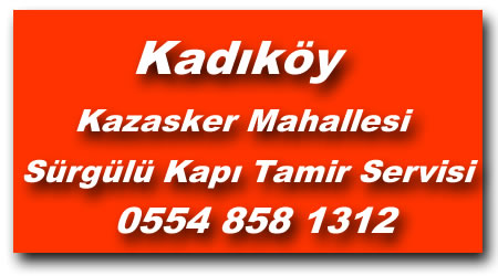 Kazasker Mahallesi Sürgülü Kapı Tamircisi ✔ Sürgülü Kapı Tamiri